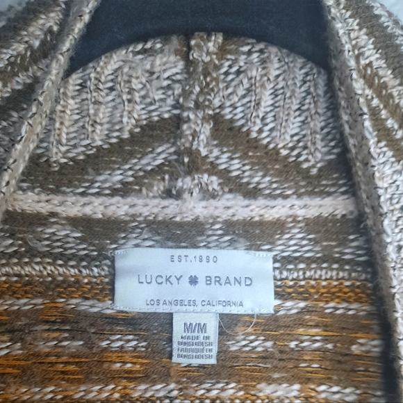 Lucky Brand Tribal Cardigan Sweater - Picture 4 of 9